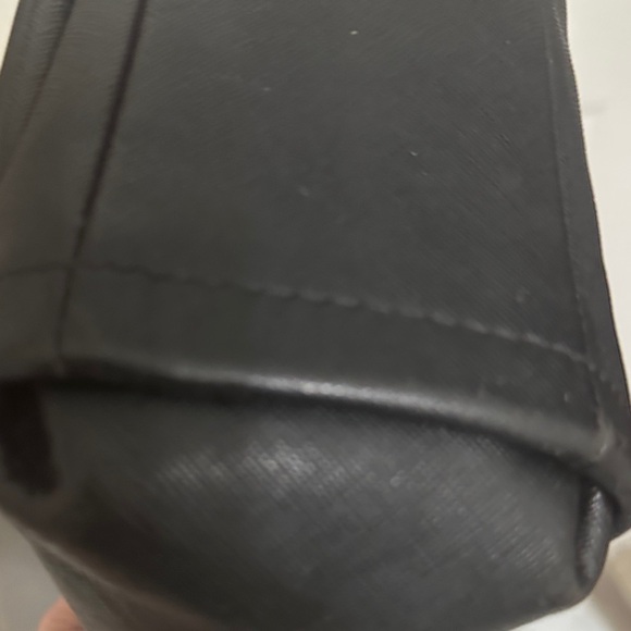 Coach Madison Black Leather Handbag with gold trim - Picture 12 of 16